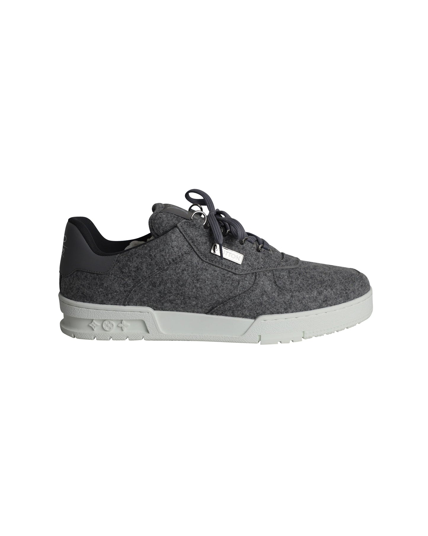 Louis Vuitton Low Top Sneakers in Grey Wool