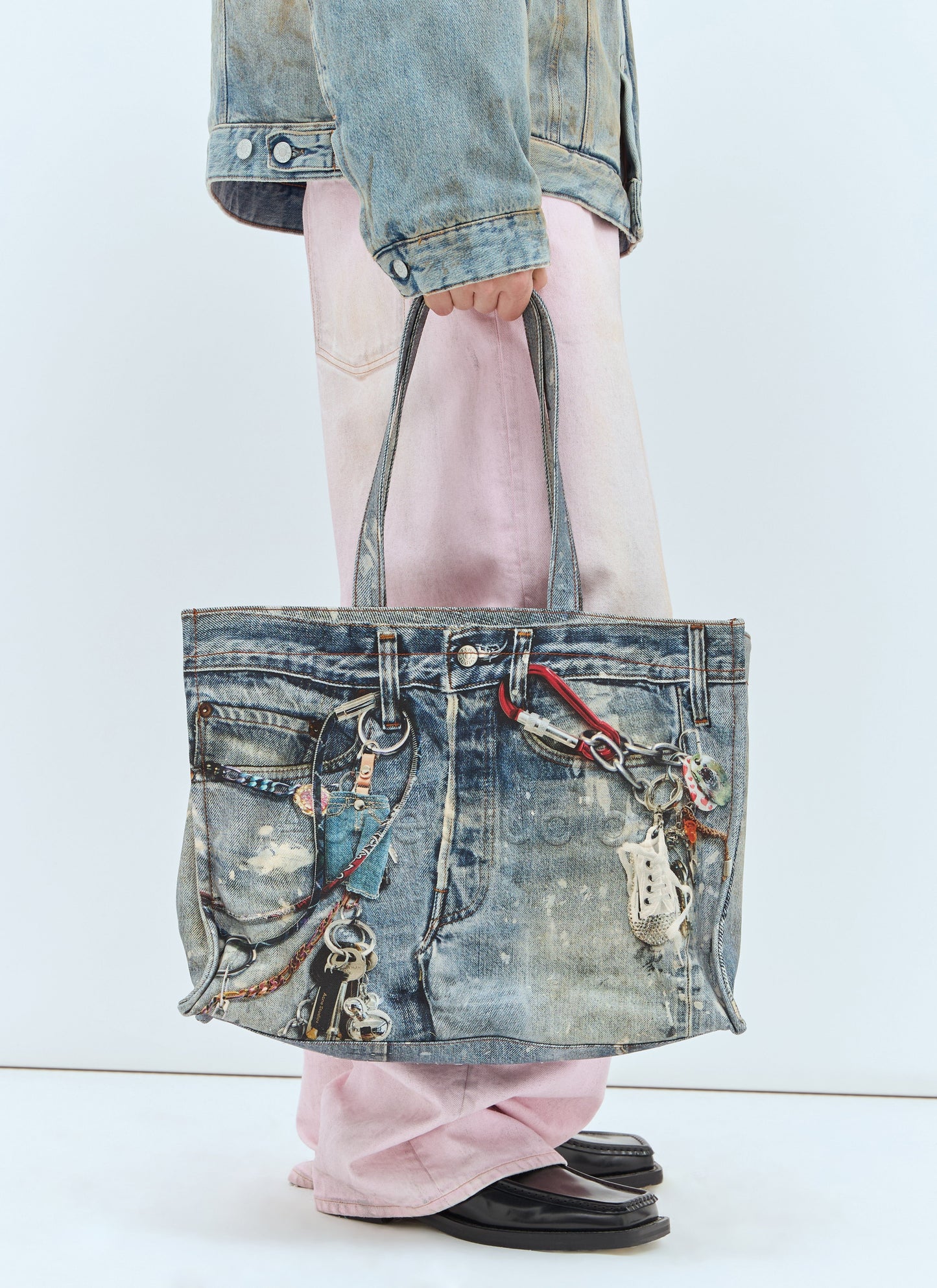 Acne Studios Men Printed Tote Bag