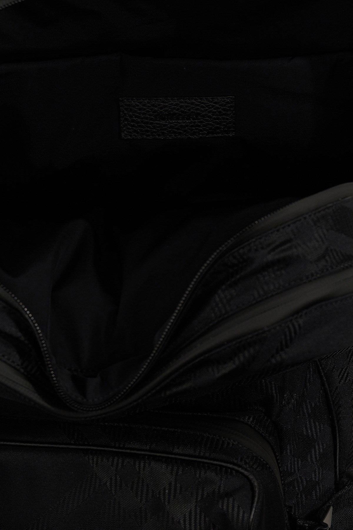Burberry Men Check Jacquard Backpack