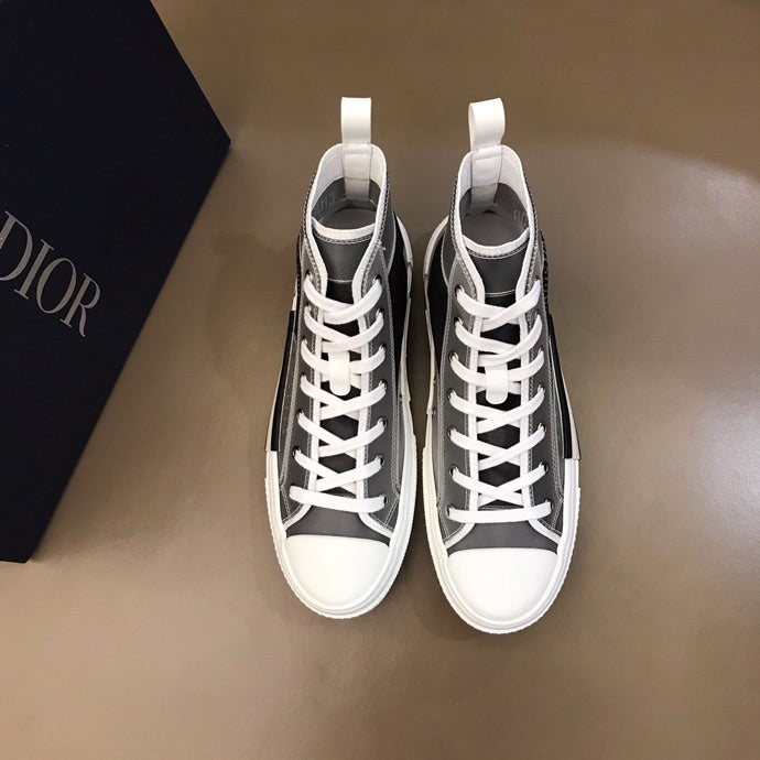 GLM - DIR B23 Black and White HIGH-TOP SNEAKER