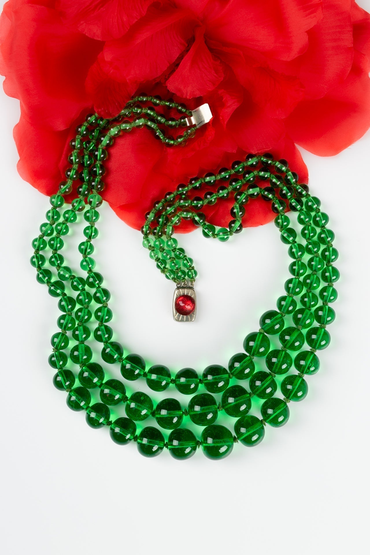 Collier de perles de verre