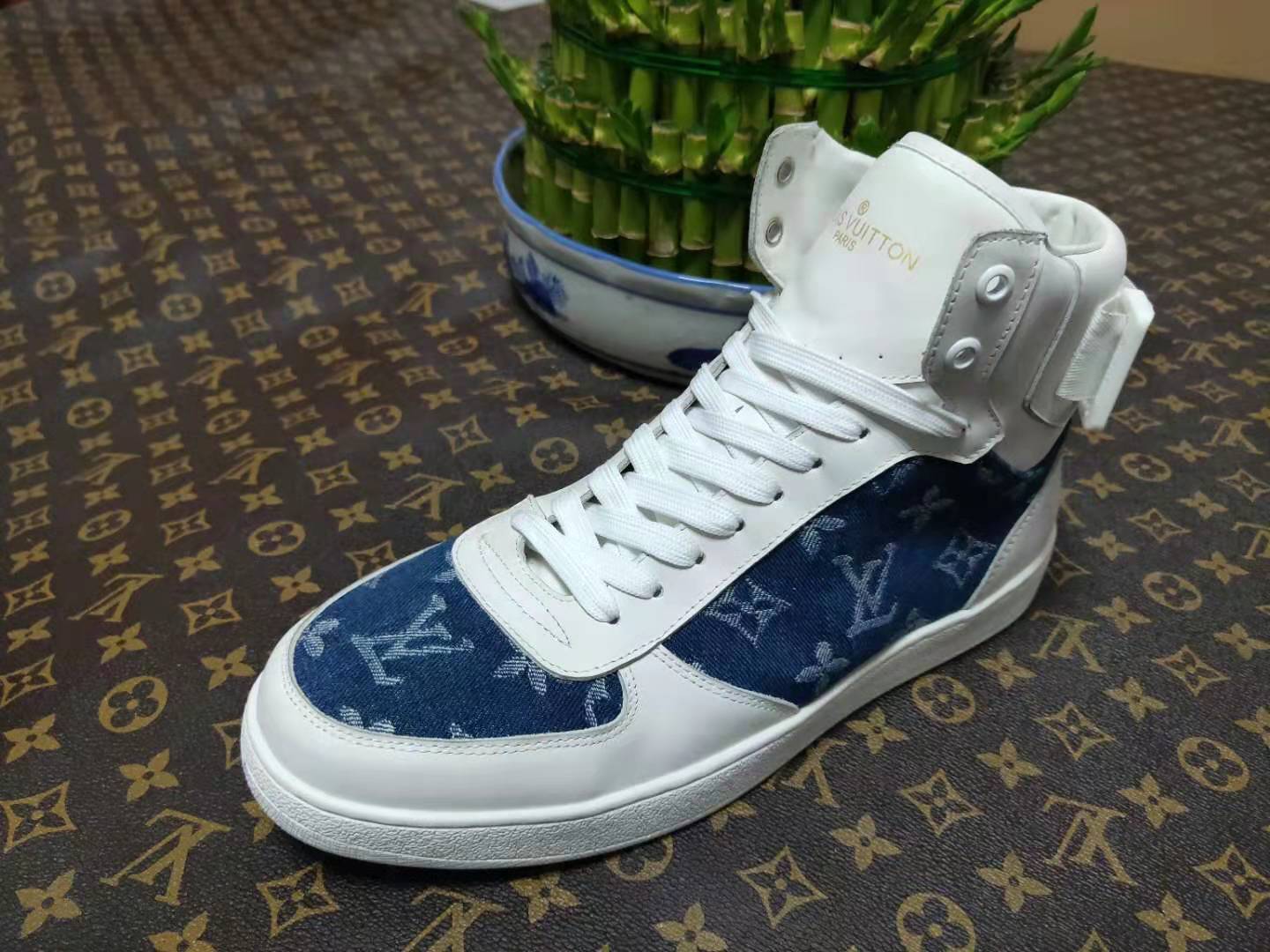 GLM - Luv Rivoli White Blue Sneaker
