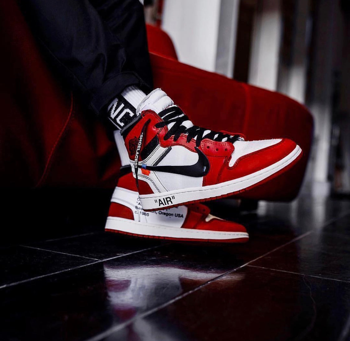 GLM - AJ1 White Red
