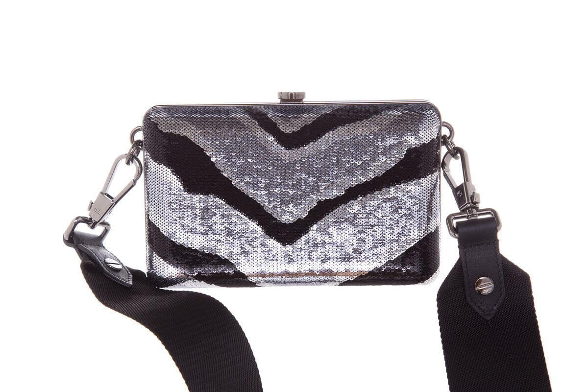 Tom Ford EVEN Zebra Sequin Cross-Body