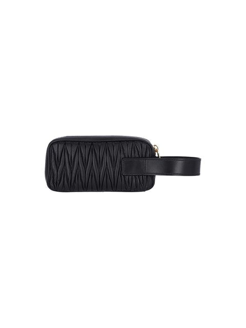 Miu Miu Women Puoch MatelassÃƒÆ’Ã‚Â© Logo