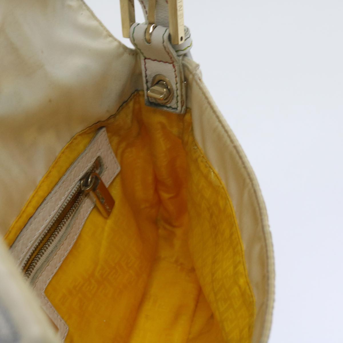 FENDI Zucca Canvas Mamma Baguette Shoulder Bag Multicolor ai670