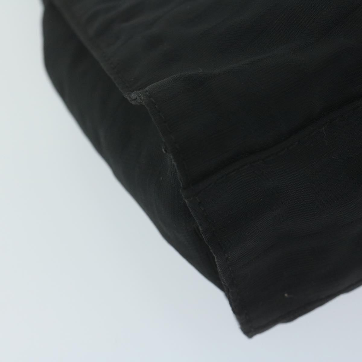 FENDI Zucca Canvas Hand Bag Black ai742