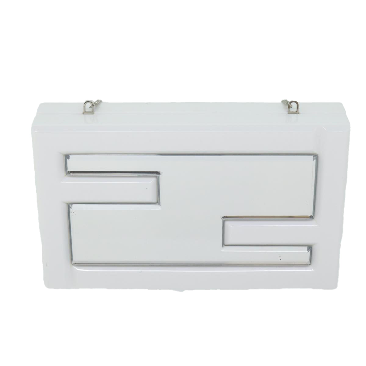 FENDI Shoulder Bag Plastic White ai758
