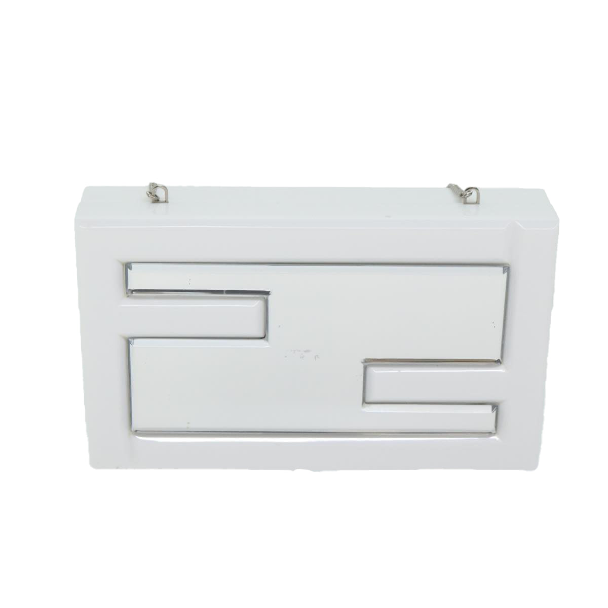 FENDI Shoulder Bag Plastic White ai758