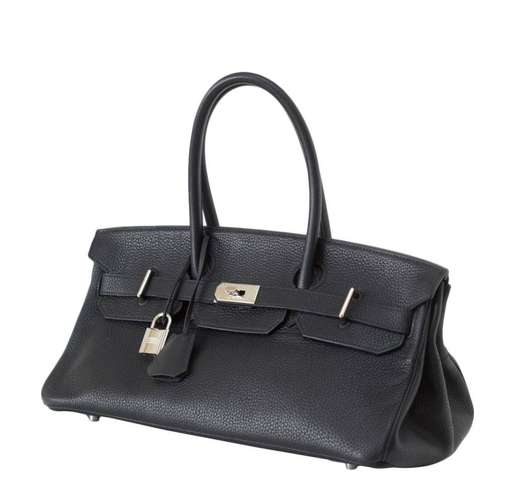 HermÃƒÆ’Ã‚Â¨s Birkin JPG Shoulder Bag Black