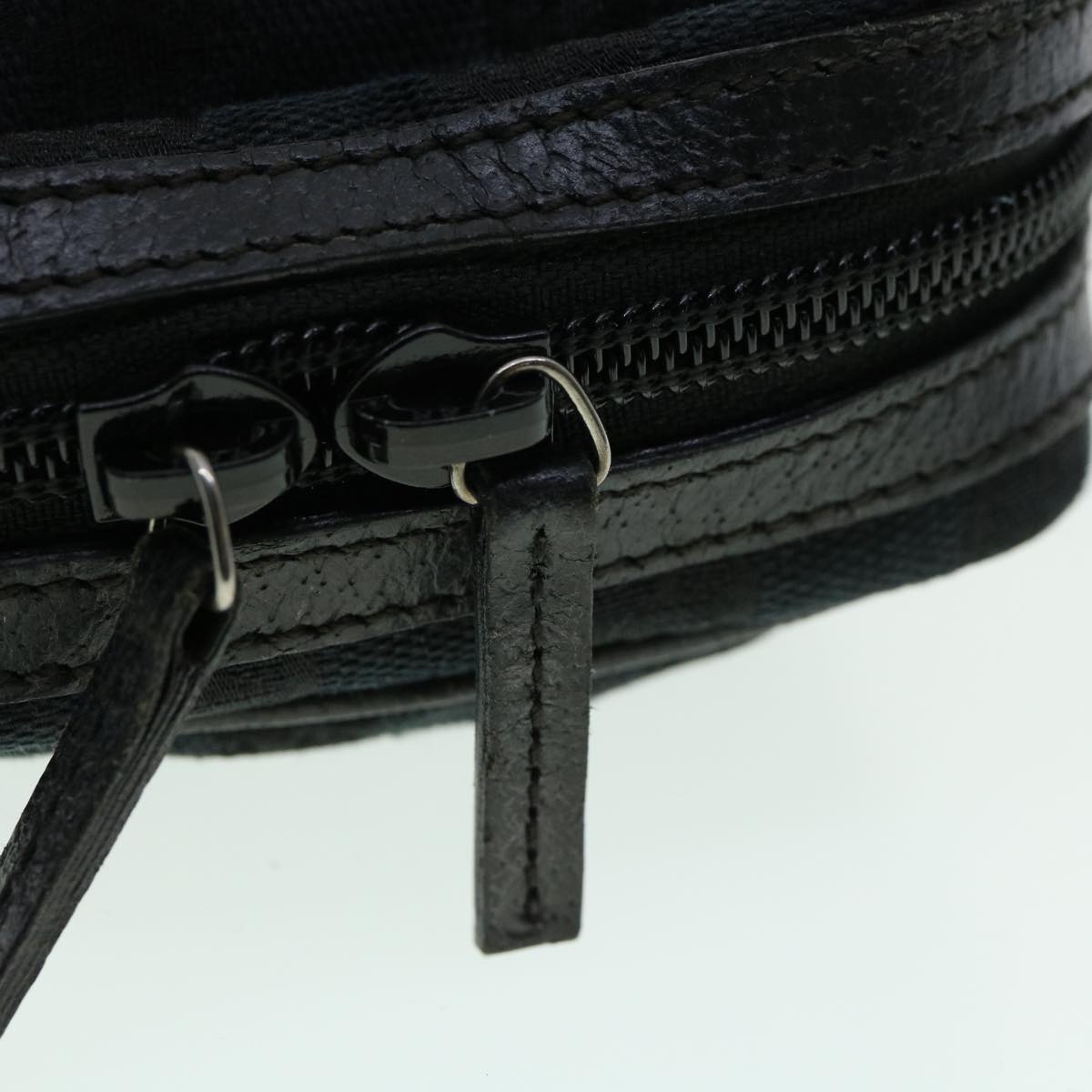 GUCCI GG Canvas Pouch 2Set Black Beige am3271