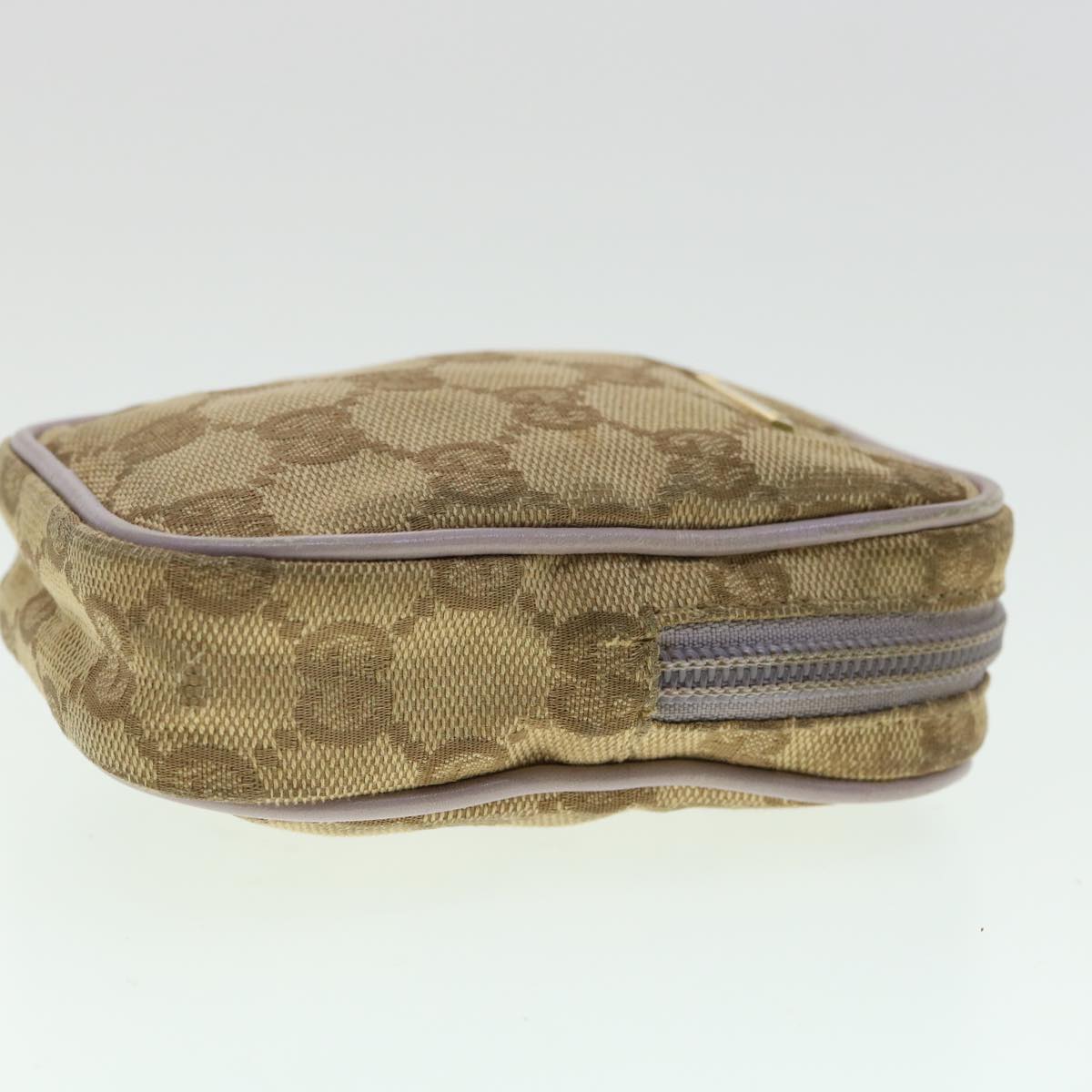 GUCCI GG Canvas Pouch 2Set Black Beige am3271