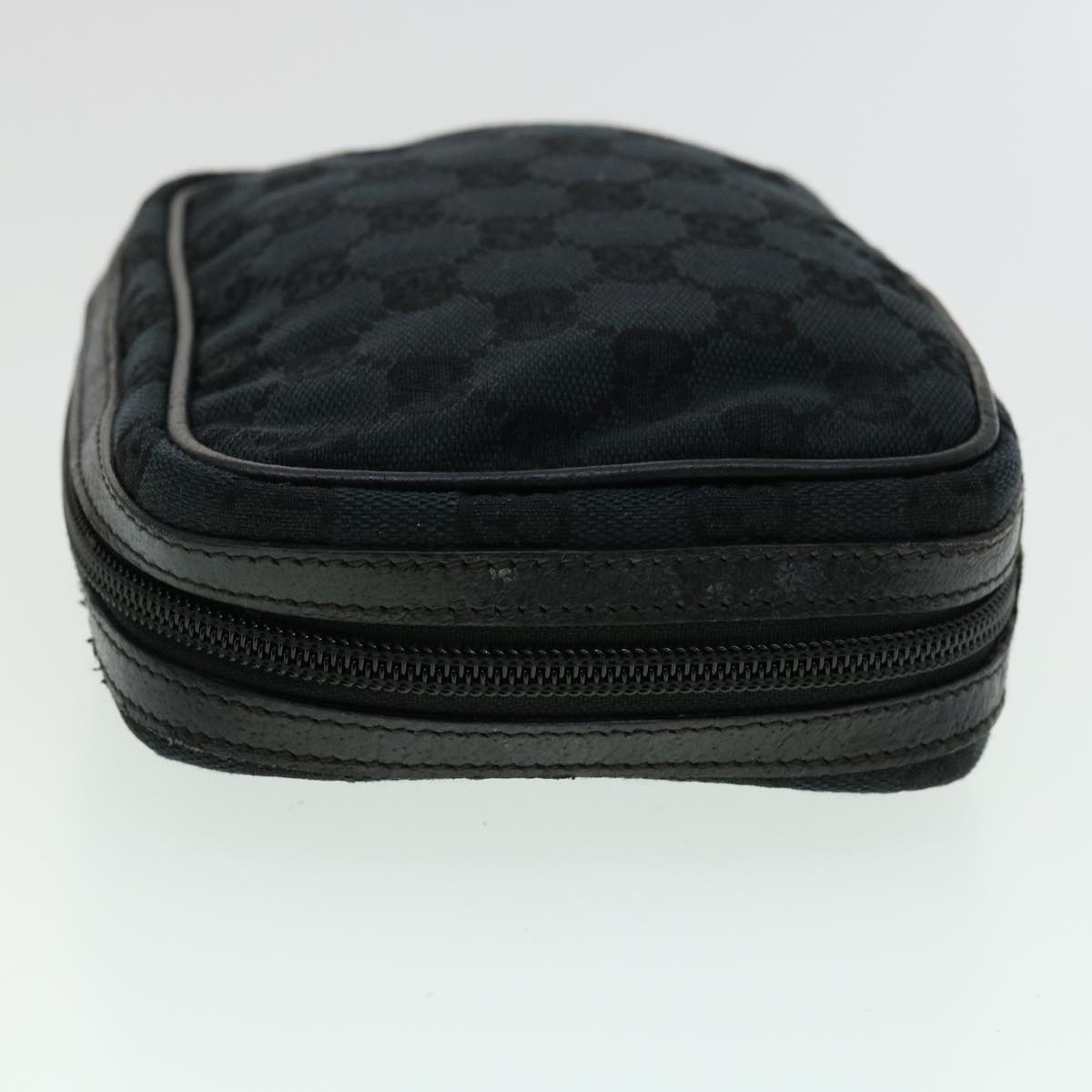 GUCCI GG Canvas Pouch 2Set Black Beige am3271