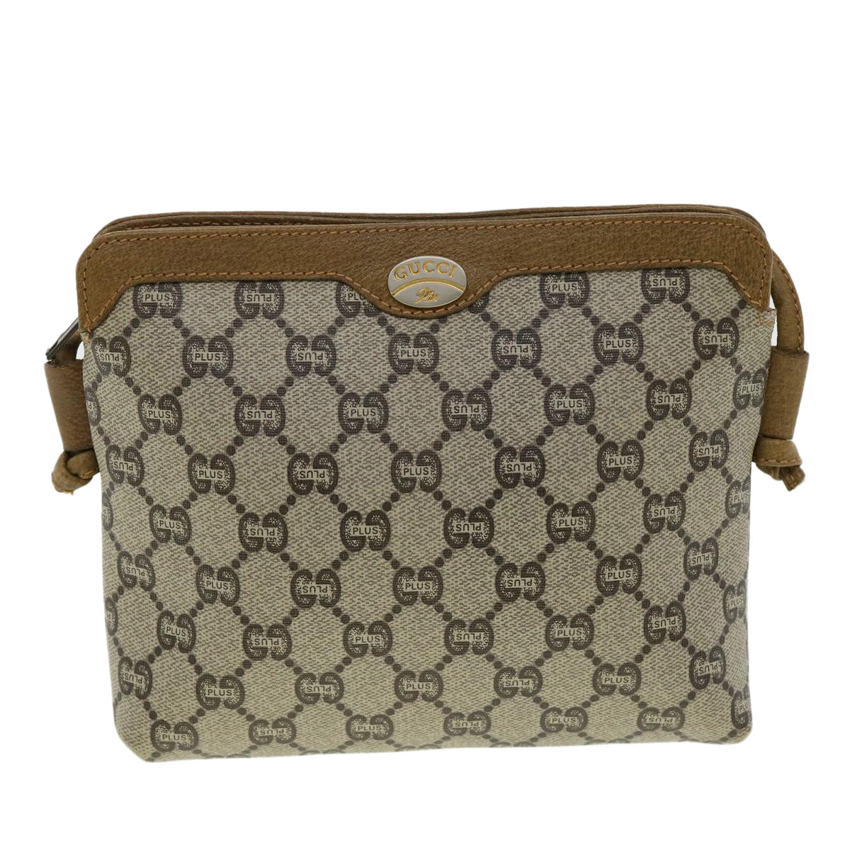 GUCCI GG Plus Canvas Tote Bag Beige am3302