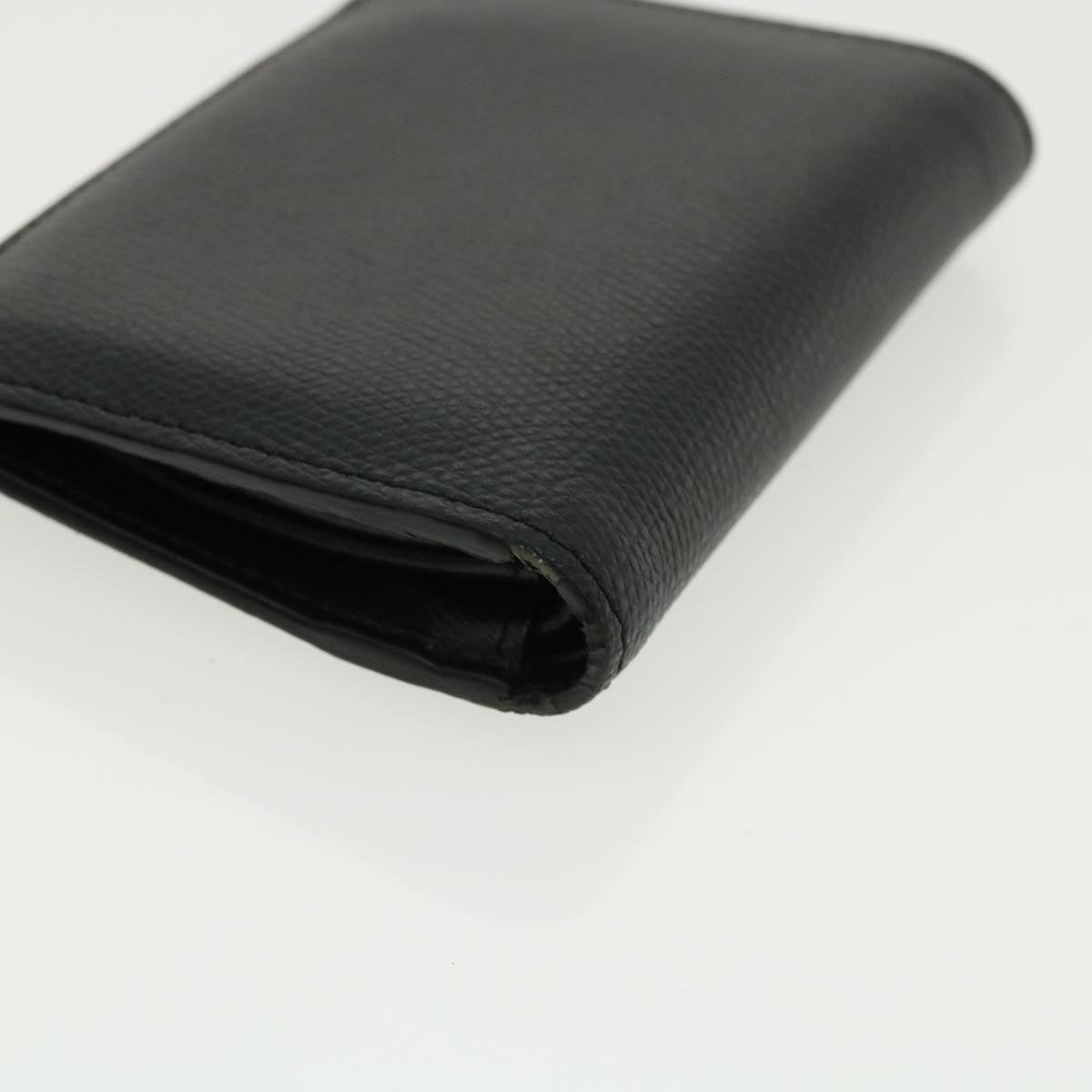 FENDI Wallet Leather Black am3478