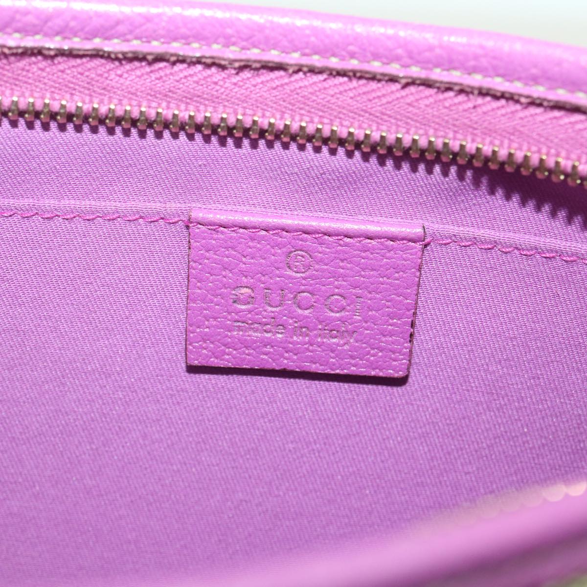 GUCCI GG Canvas Abbey Hand Bag Beige Pink 130939 am3519