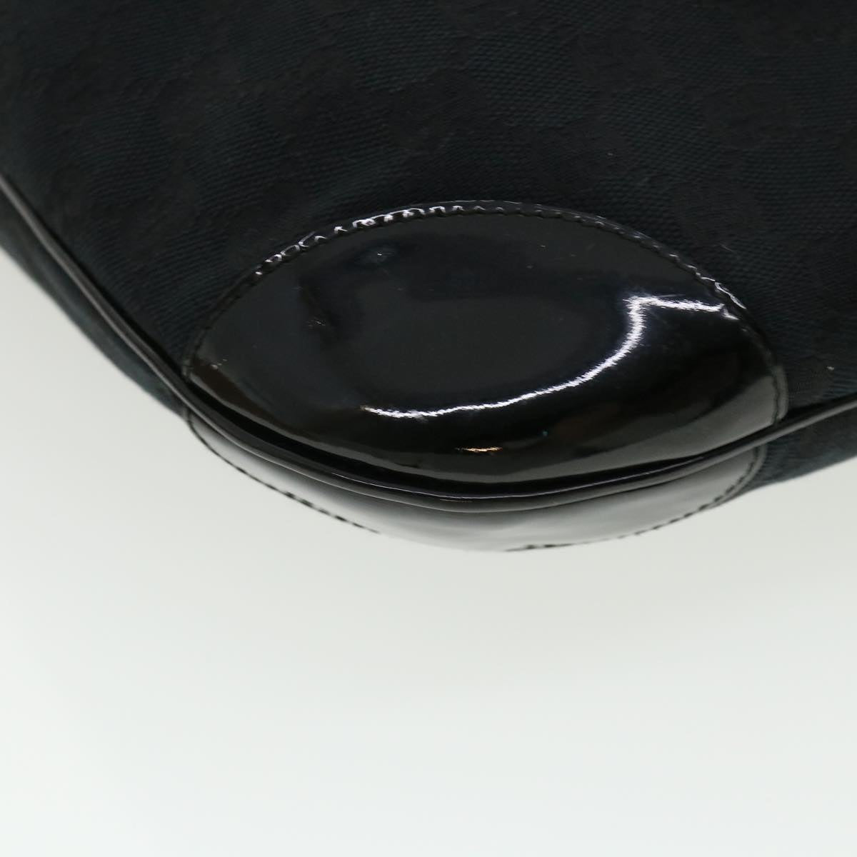 GUCCI GG Canvas Shoulder Bag Canvas Black am3702