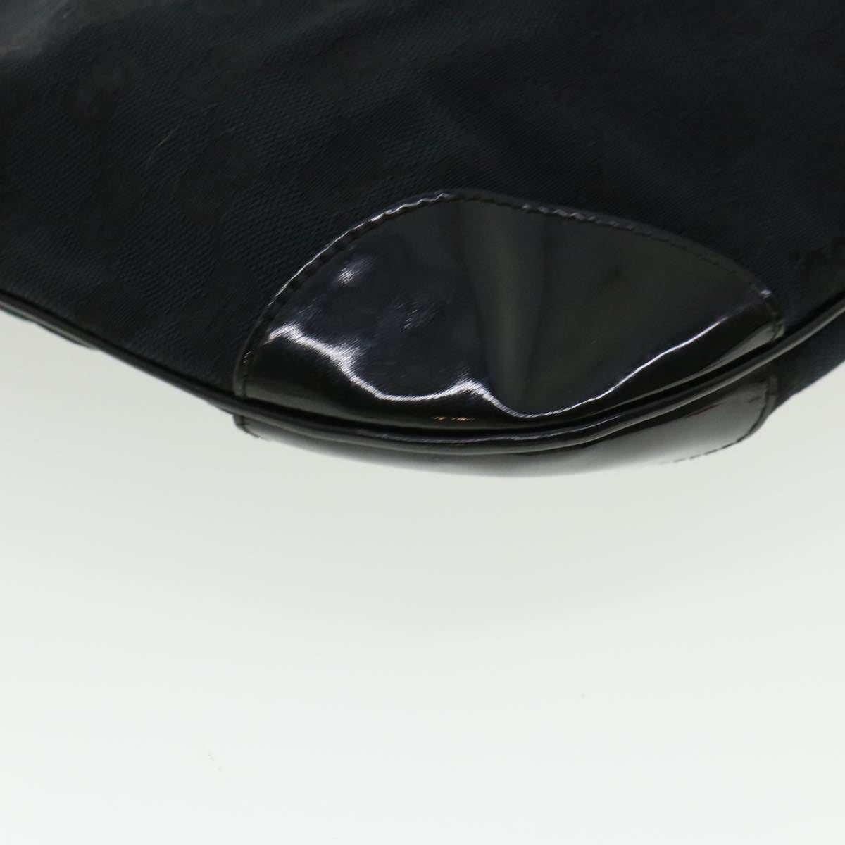 GUCCI GG Canvas Shoulder Bag Canvas Black am3702