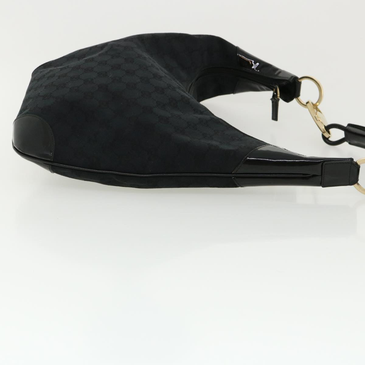 GUCCI GG Canvas Shoulder Bag Canvas Black am3702