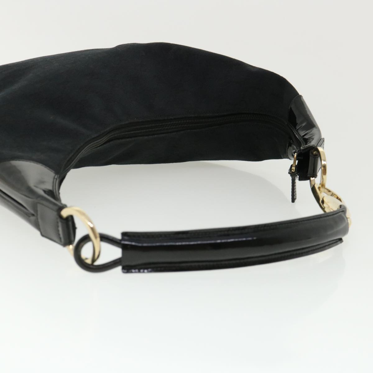 GUCCI GG Canvas Shoulder Bag Canvas Black am3702