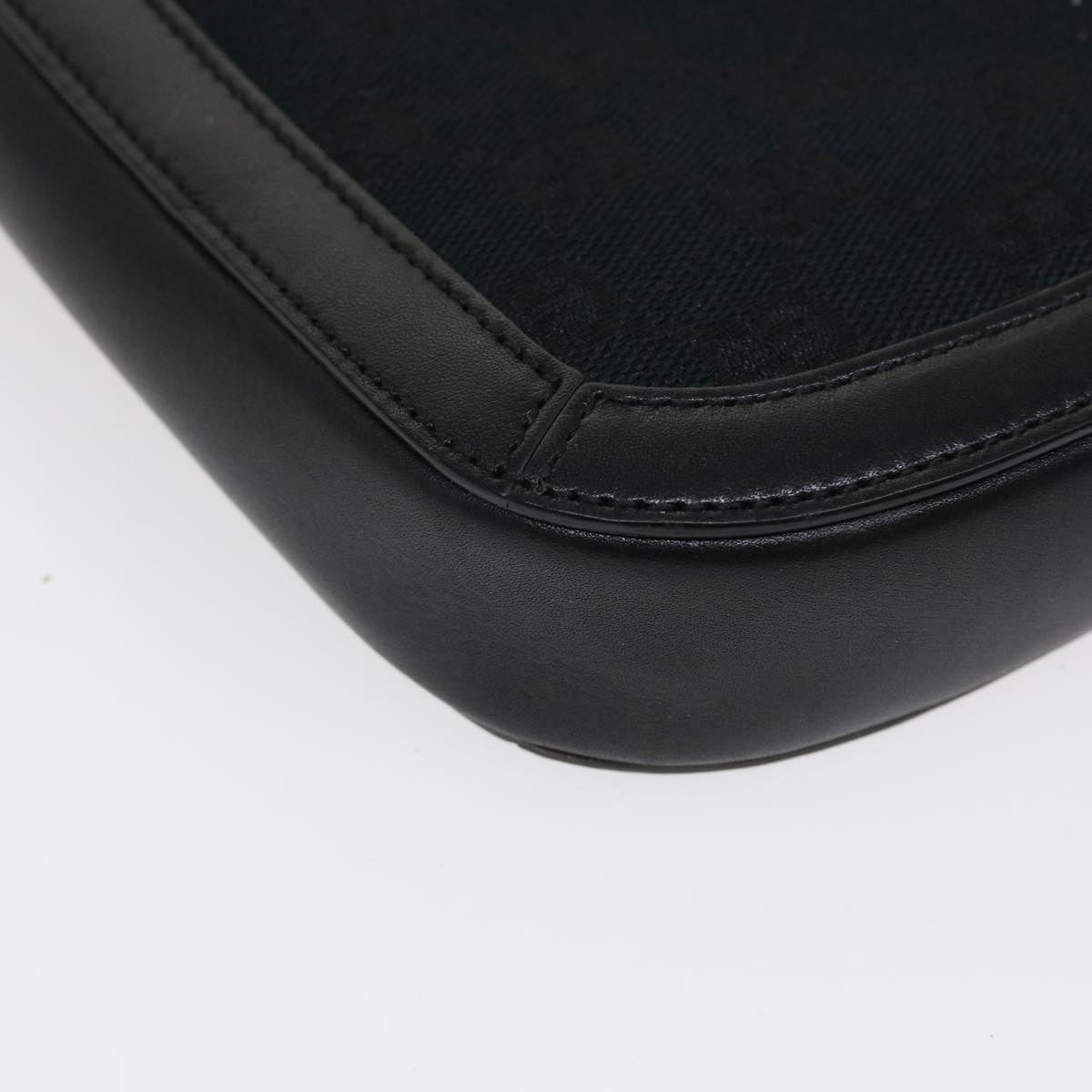 GUCCI GG Canvas Shoulder Bag Black 4142 am3951
