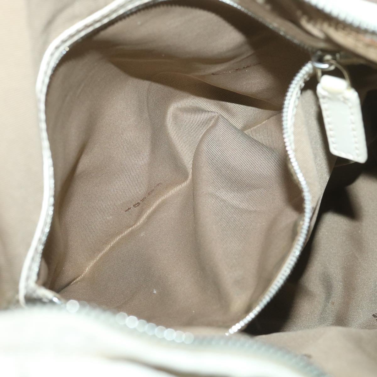 FENDI Shoulder Bag Leather White am4051
