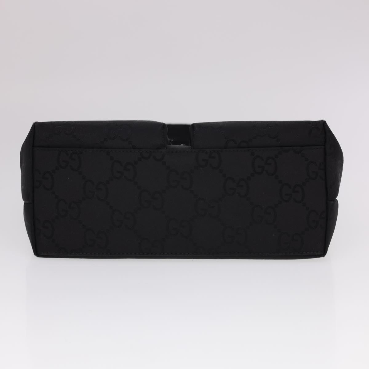 GUCCI GG Canvas Hand Bag Black 76479 am4153