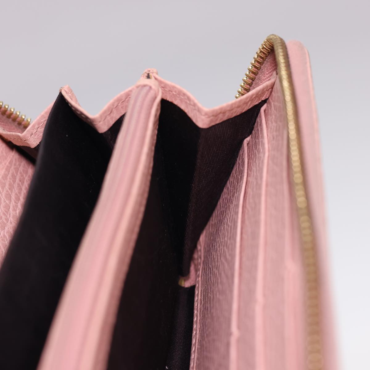 GUCCI Long Wallet Leather Pink 496334 am4210