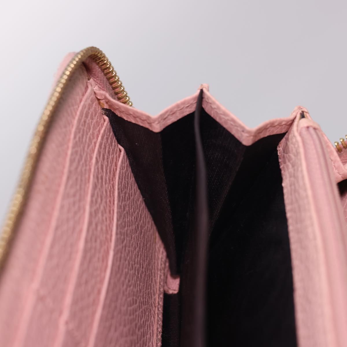 GUCCI Long Wallet Leather Pink 496334 am4210