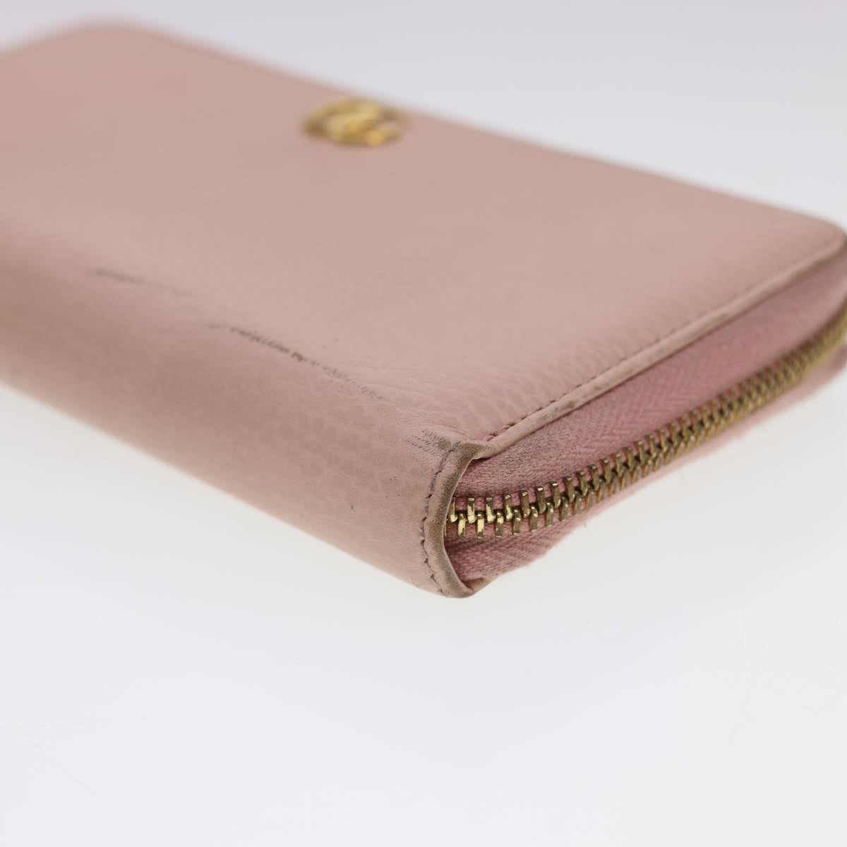 GUCCI Long Wallet Leather Pink 496334 am4210