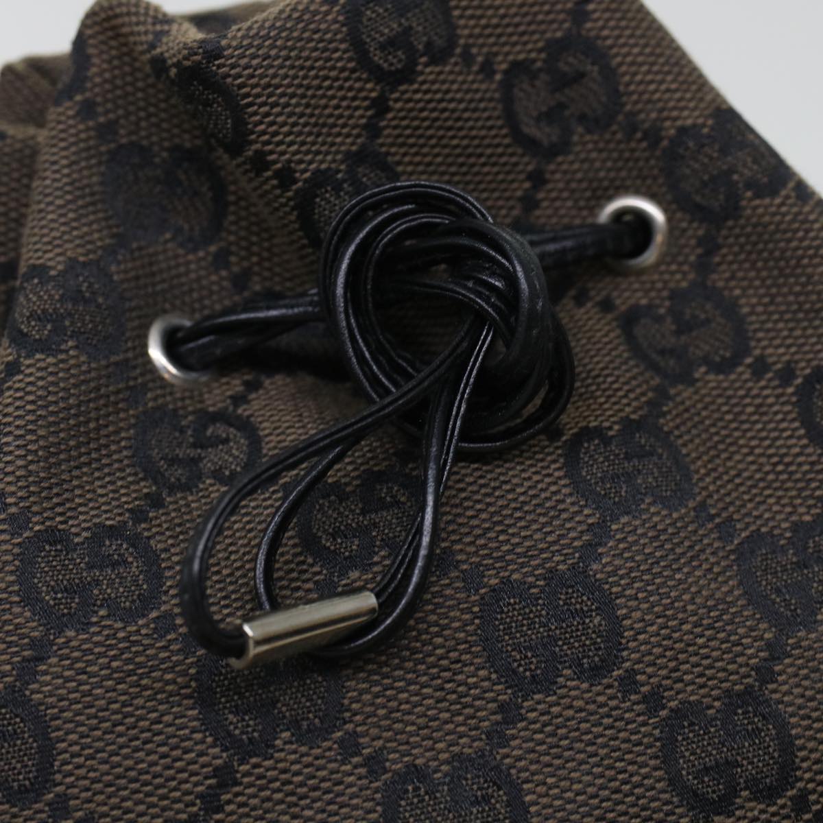 GUCCI GG Canvas Pouch Brown am4309
