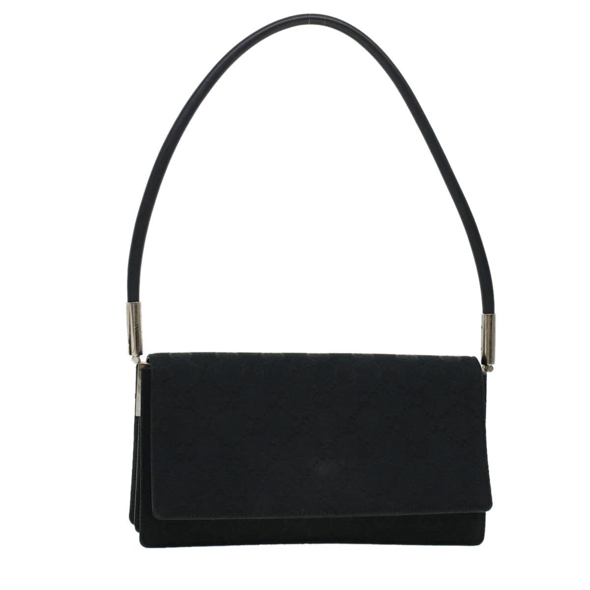 GUCCI GG Canvas Shoulder Bag Black am4339