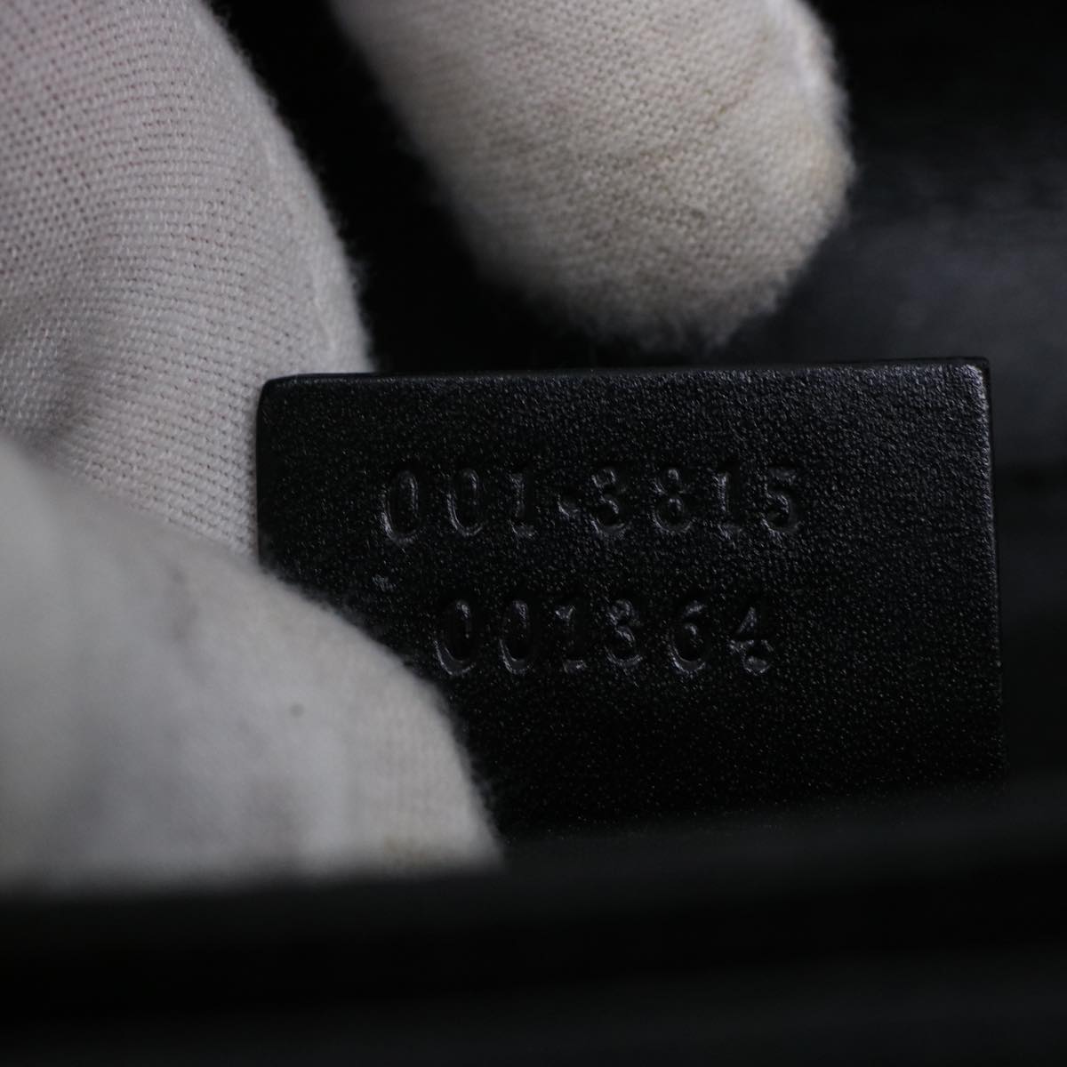GUCCI GG Canvas Shoulder Bag Black am4339