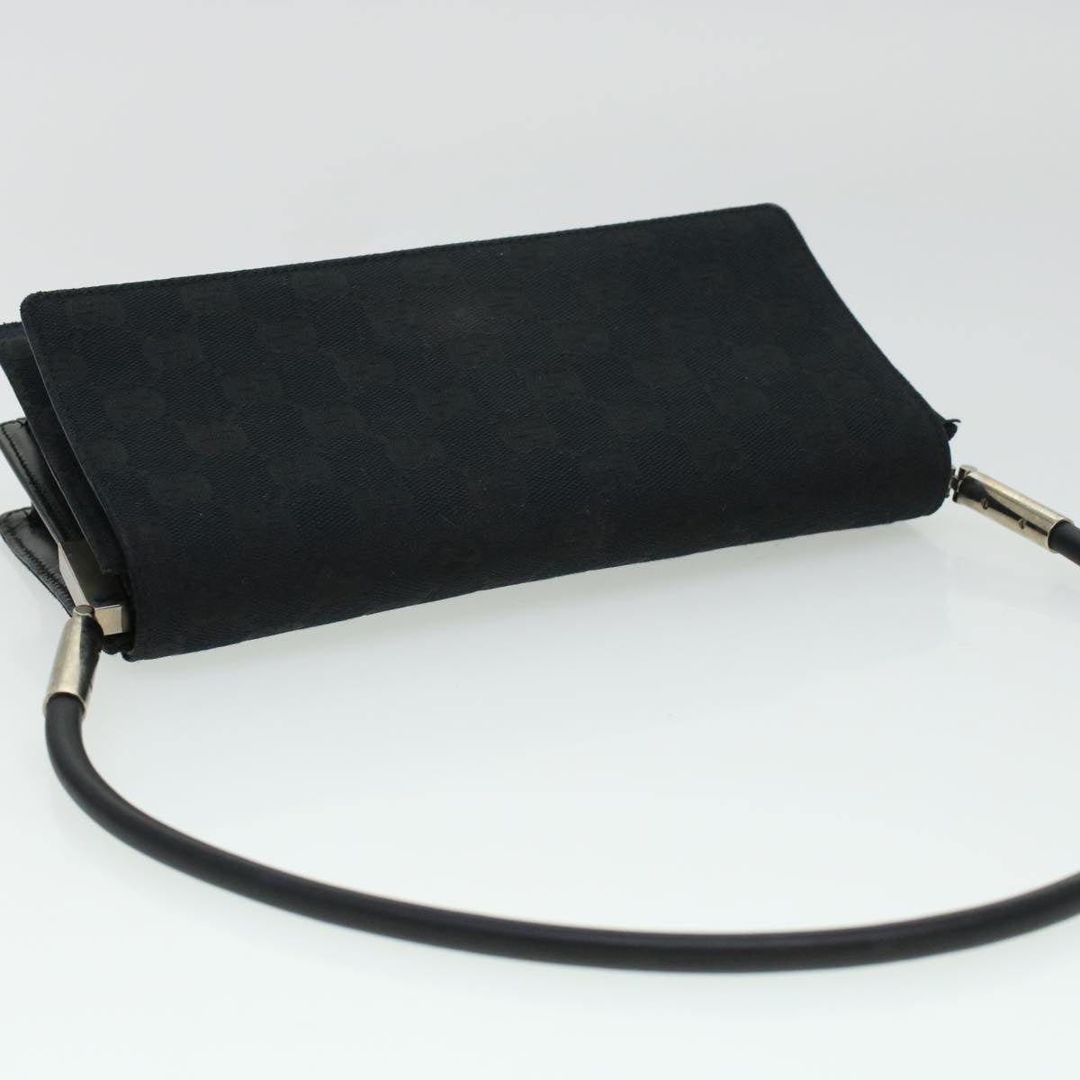GUCCI GG Canvas Shoulder Bag Black am4339