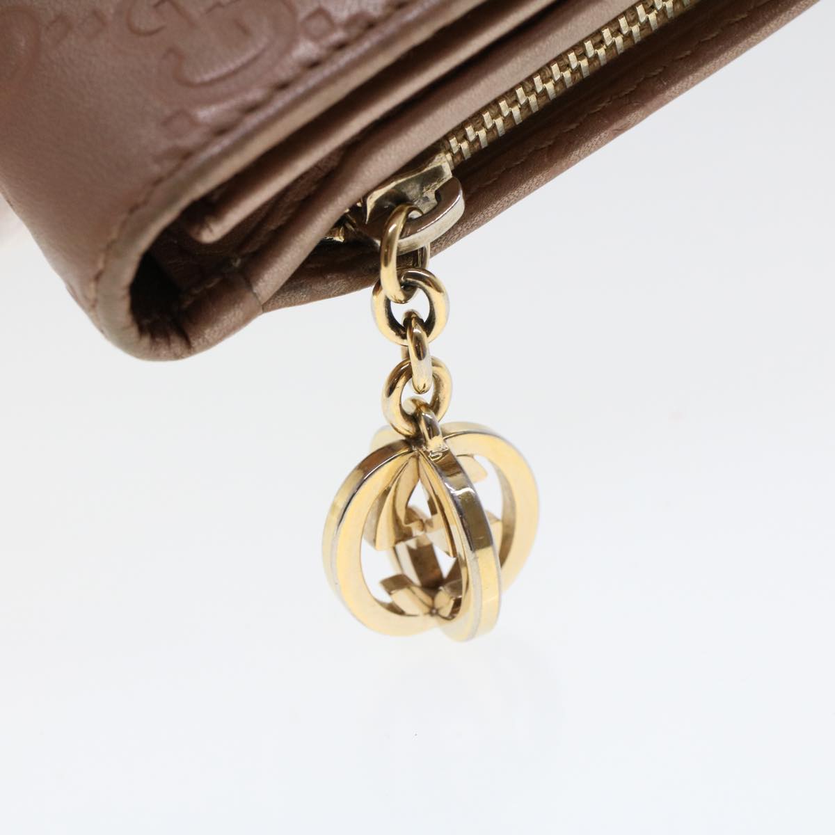 GUCCI GG Canvas Guccissima Long Wallet Pink 233024 am4373