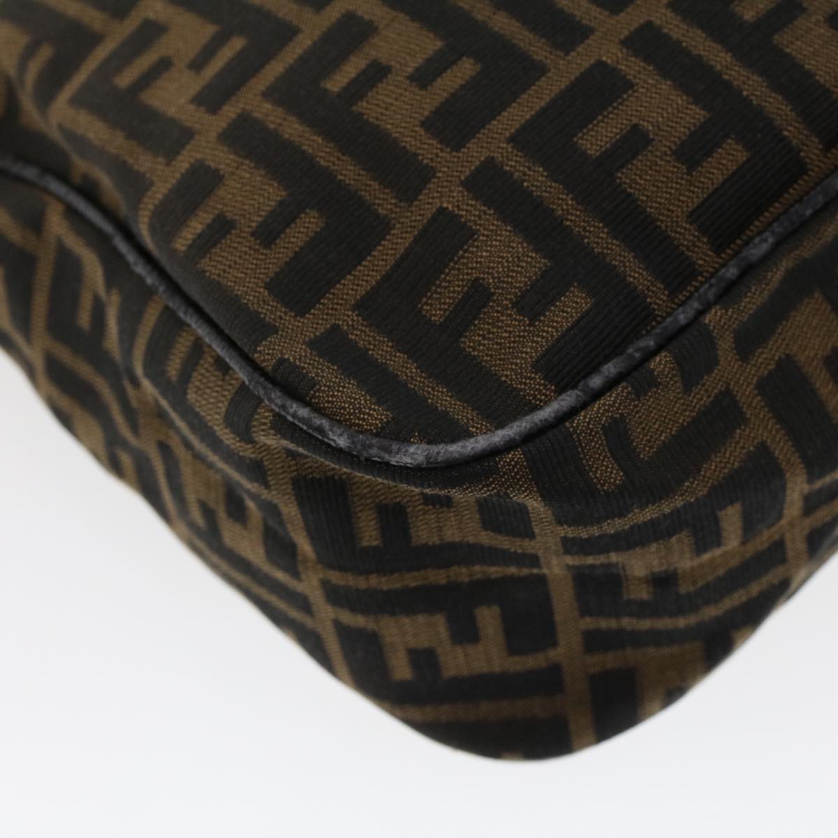 FENDI Zucca Canvas Shoulder Bag Brown am4375