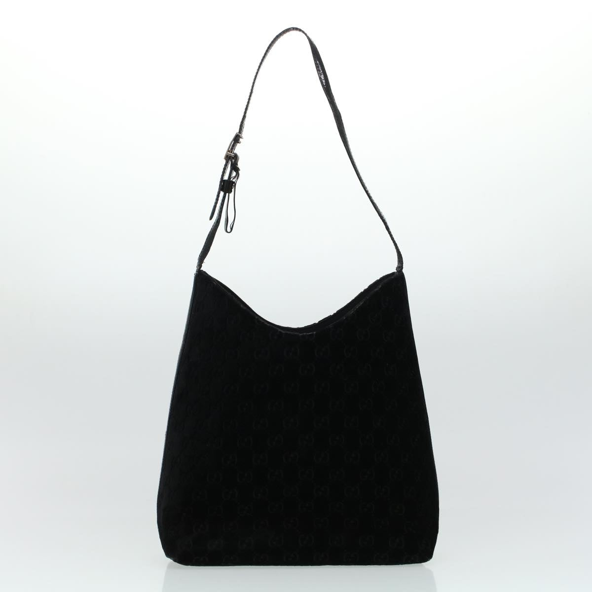 GUCCI GG Canvas Shoulder Hand Bag 2Set Black am4437