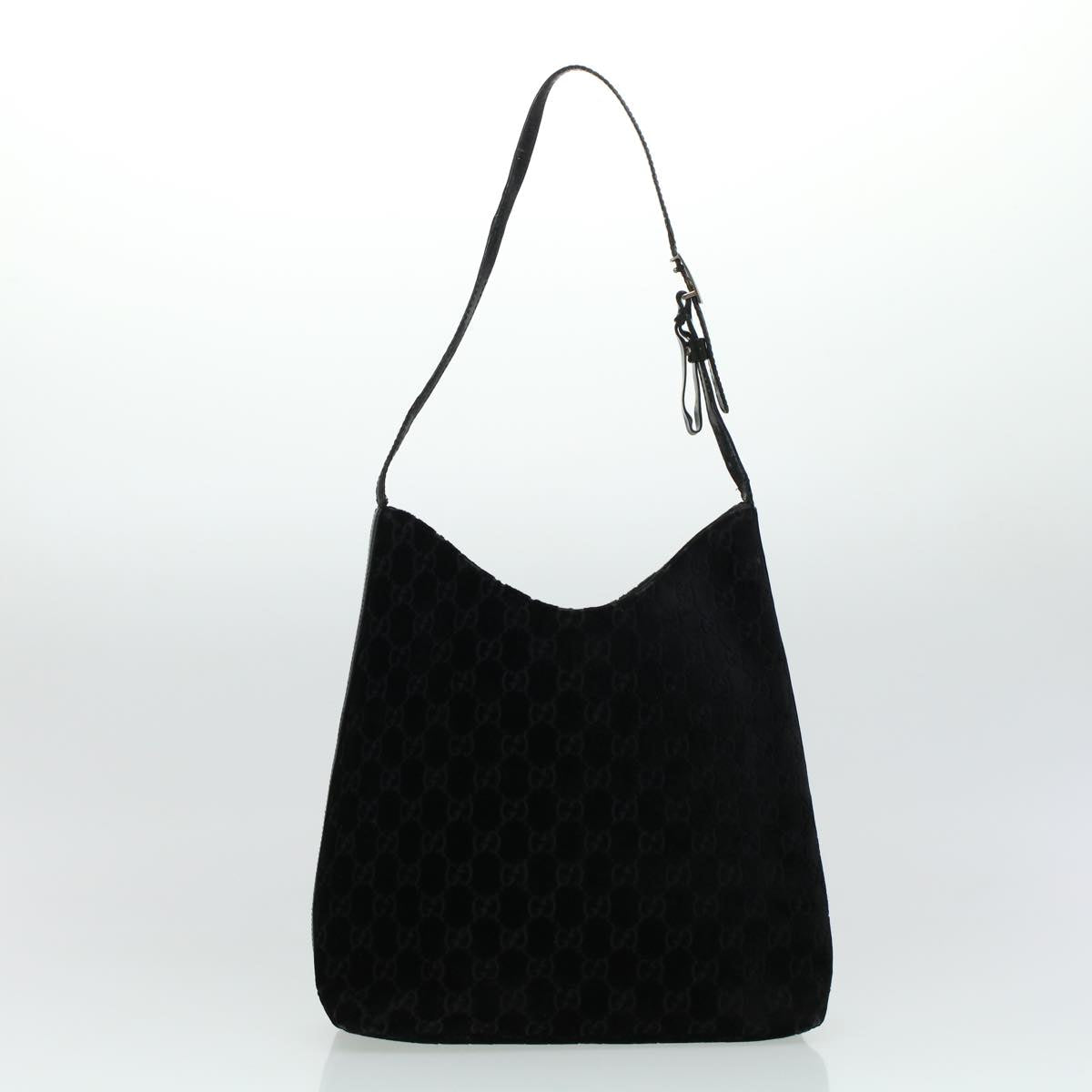 GUCCI GG Canvas Shoulder Hand Bag 2Set Black am4437