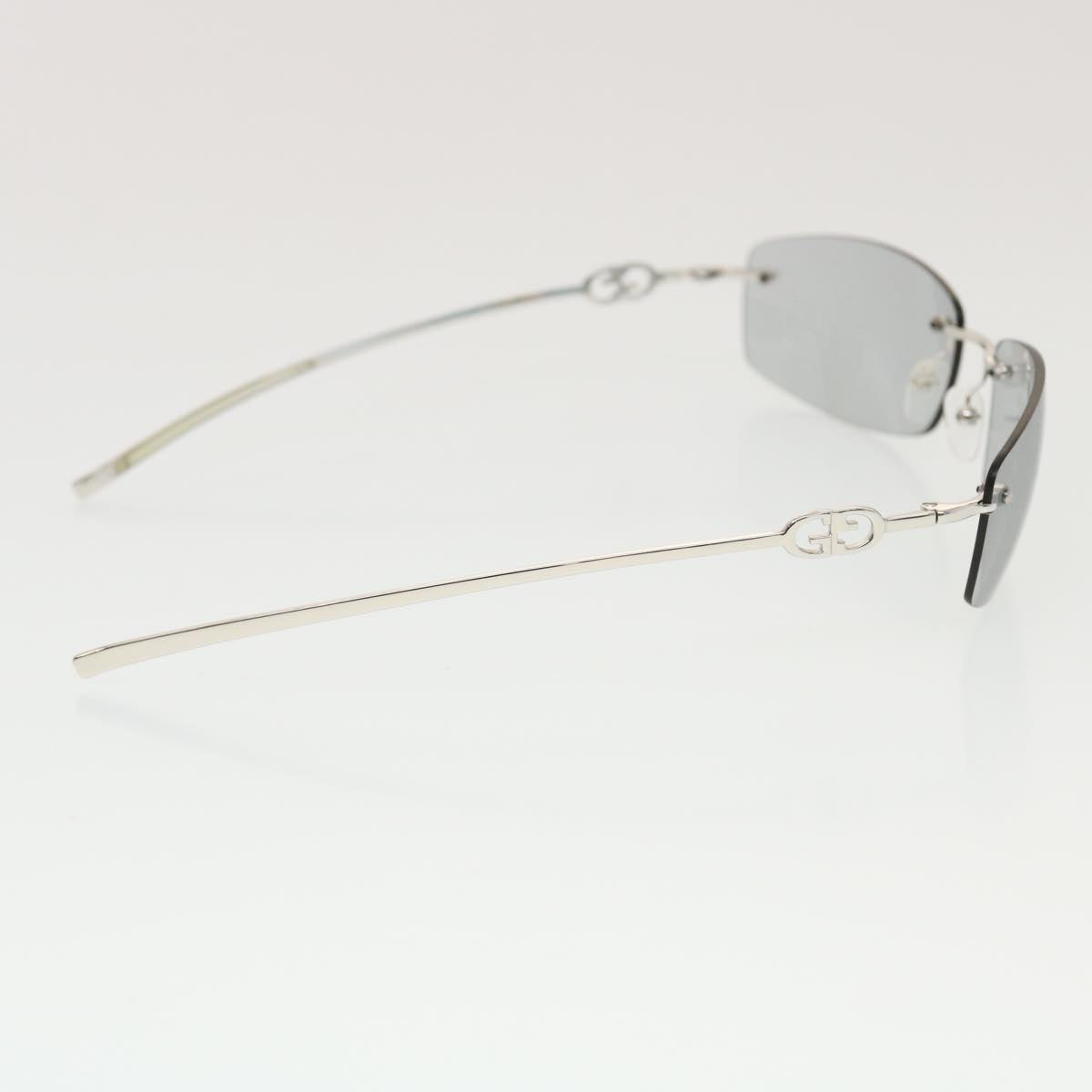 GUCCI Sunglasses Plastic Metal Silver am4456