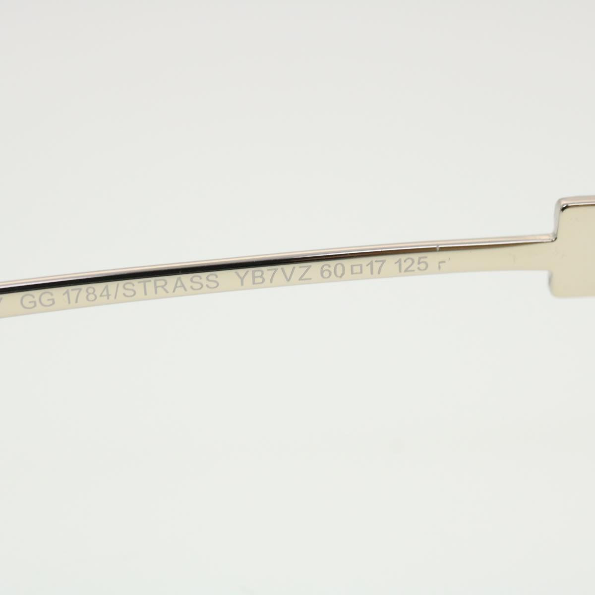 GUCCI Sunglasses Plastic Metal Silver am4458