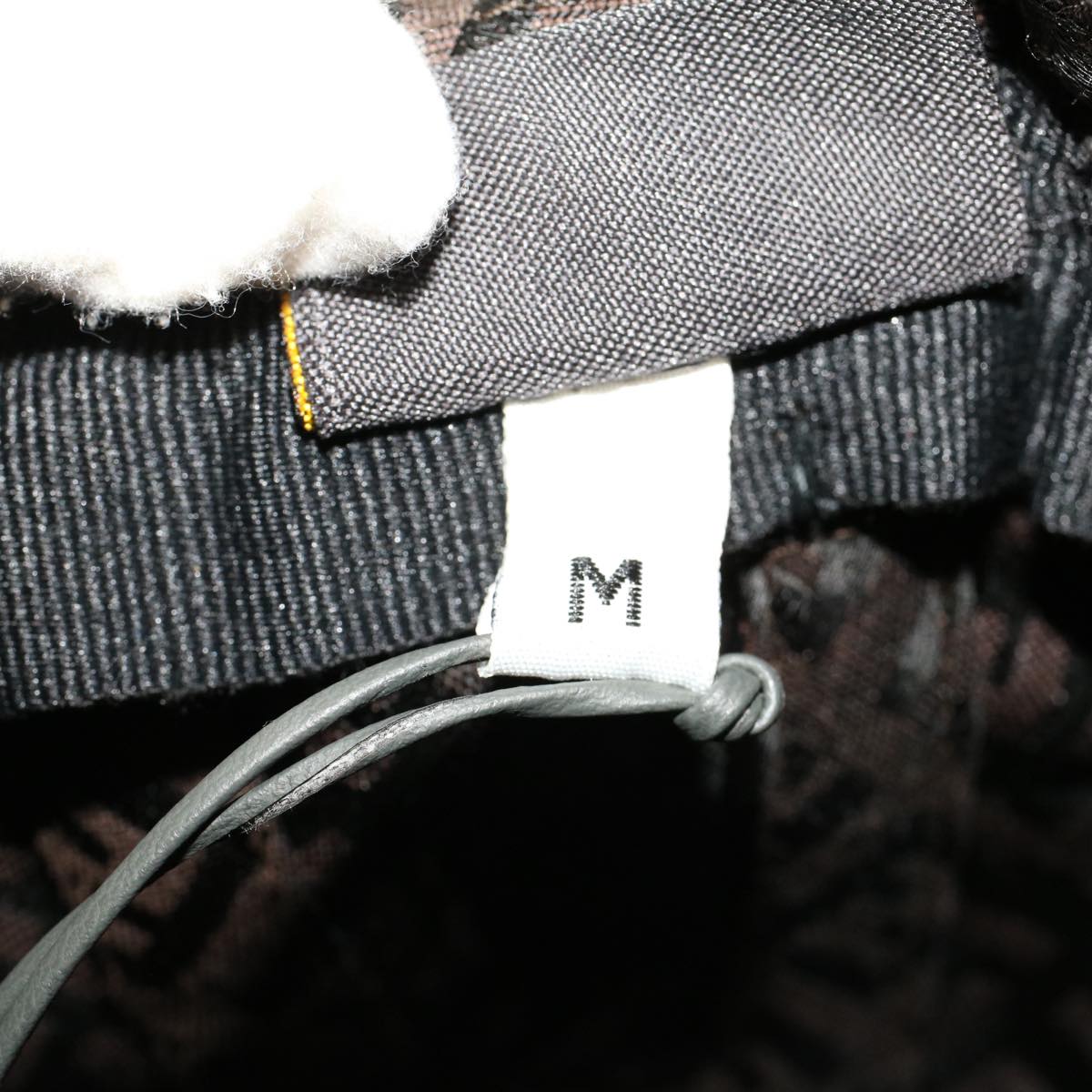 FENDI Zucchino Canvas Hat M Brown am4612