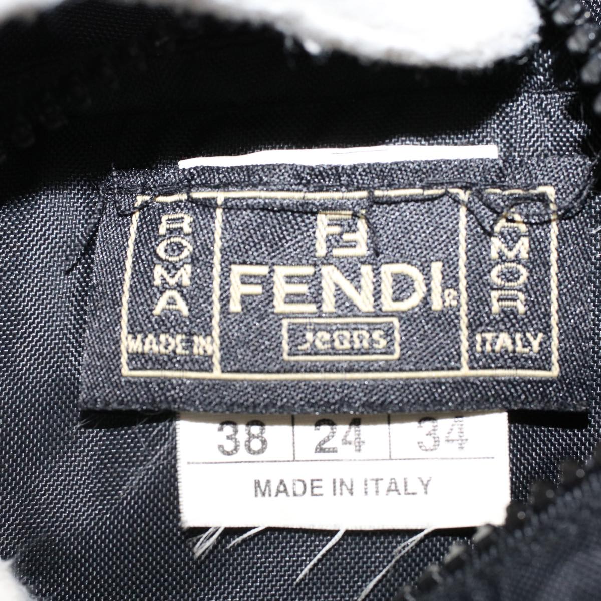 FENDI Zucca Canvas Jacket Black Brown am4620