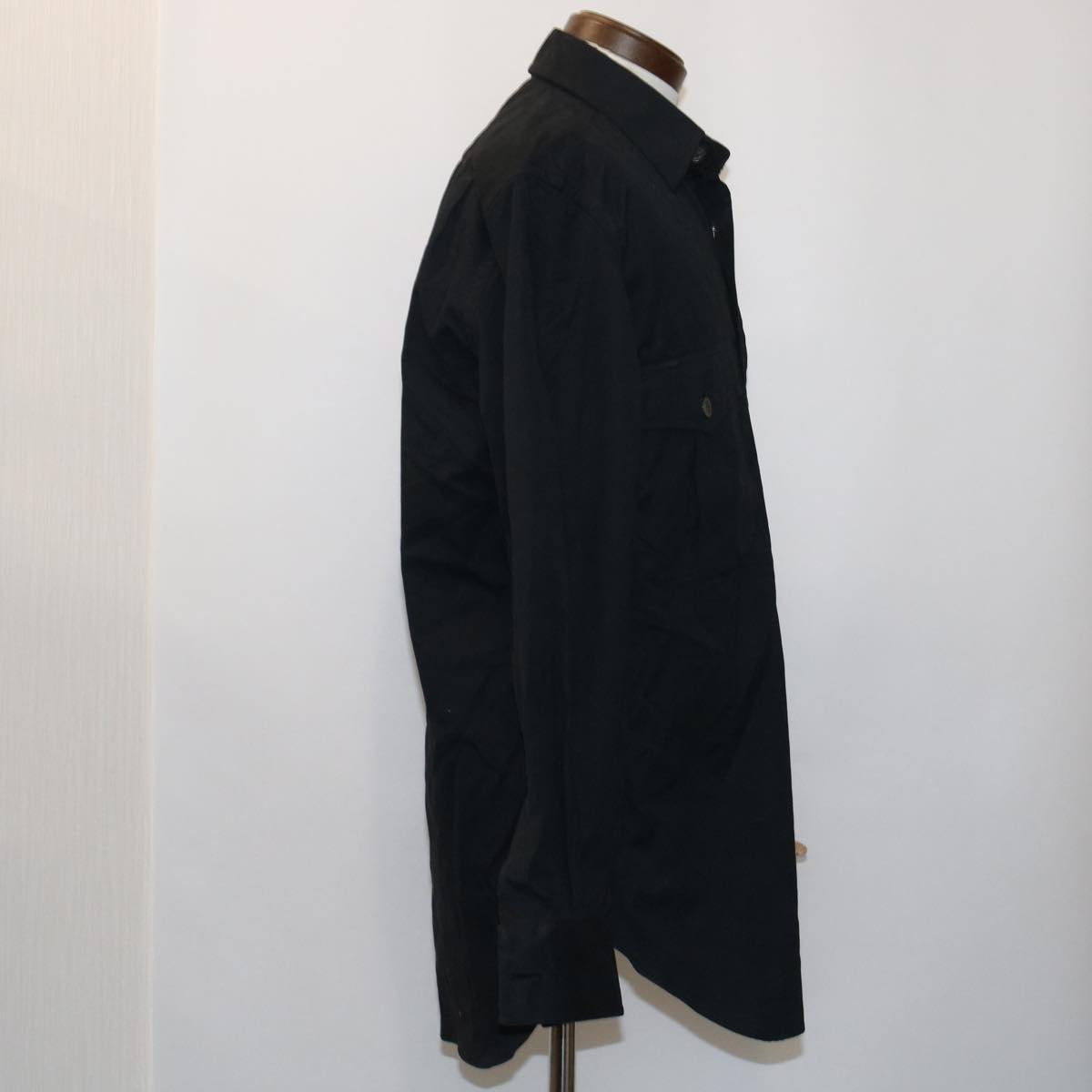 FENDI Shirt Cotton 15.5/39 Black am4785