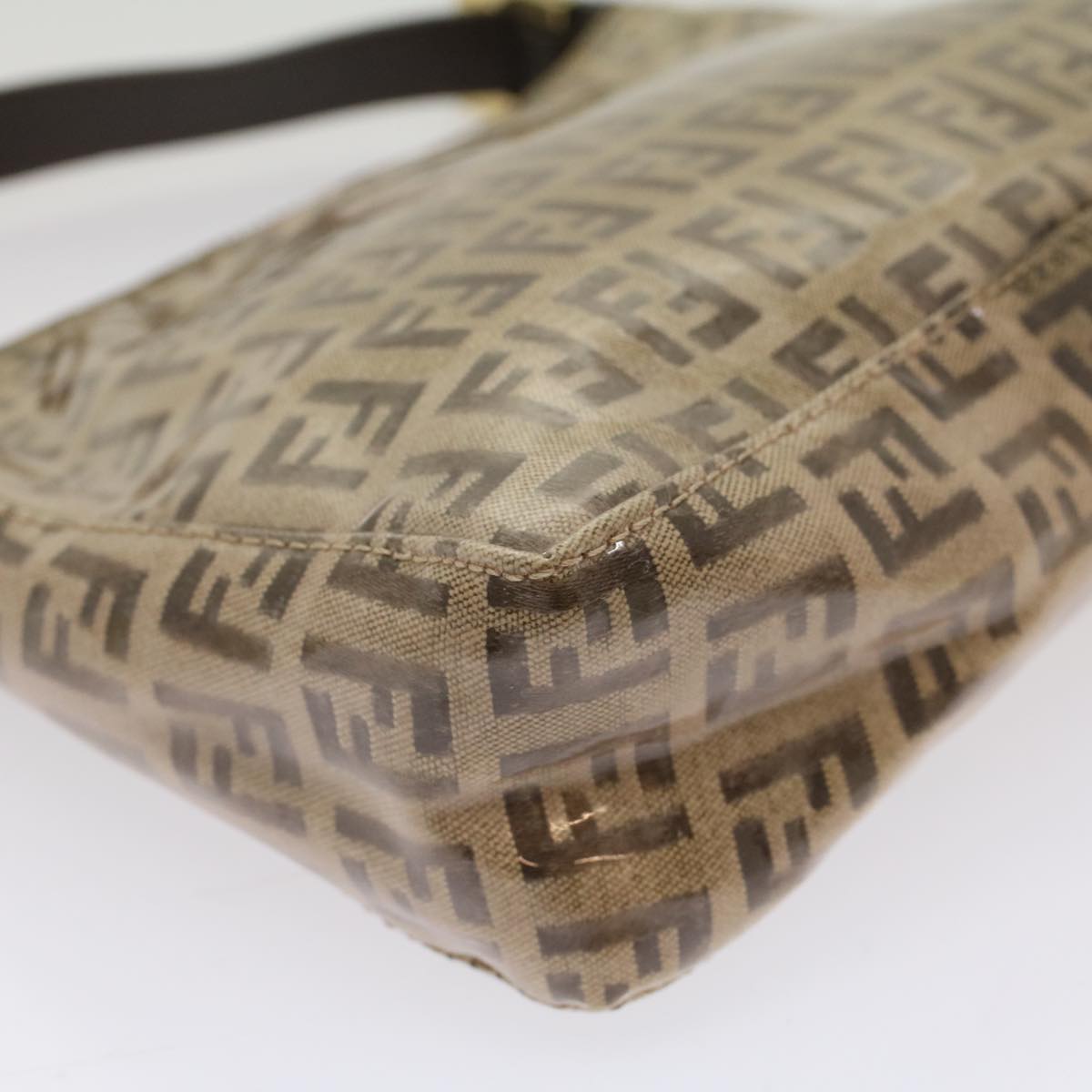 FENDI Zucchino Canvas Hand Bag Beige am4889