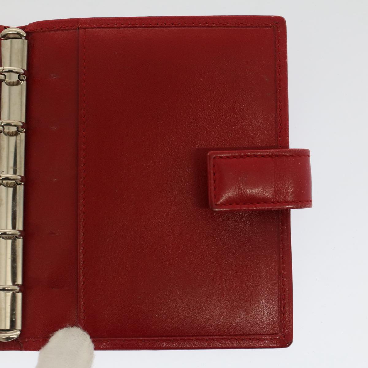 GUCCI GG Canvas Mini Day Planner Cover Red 031.2031.1014 am4916