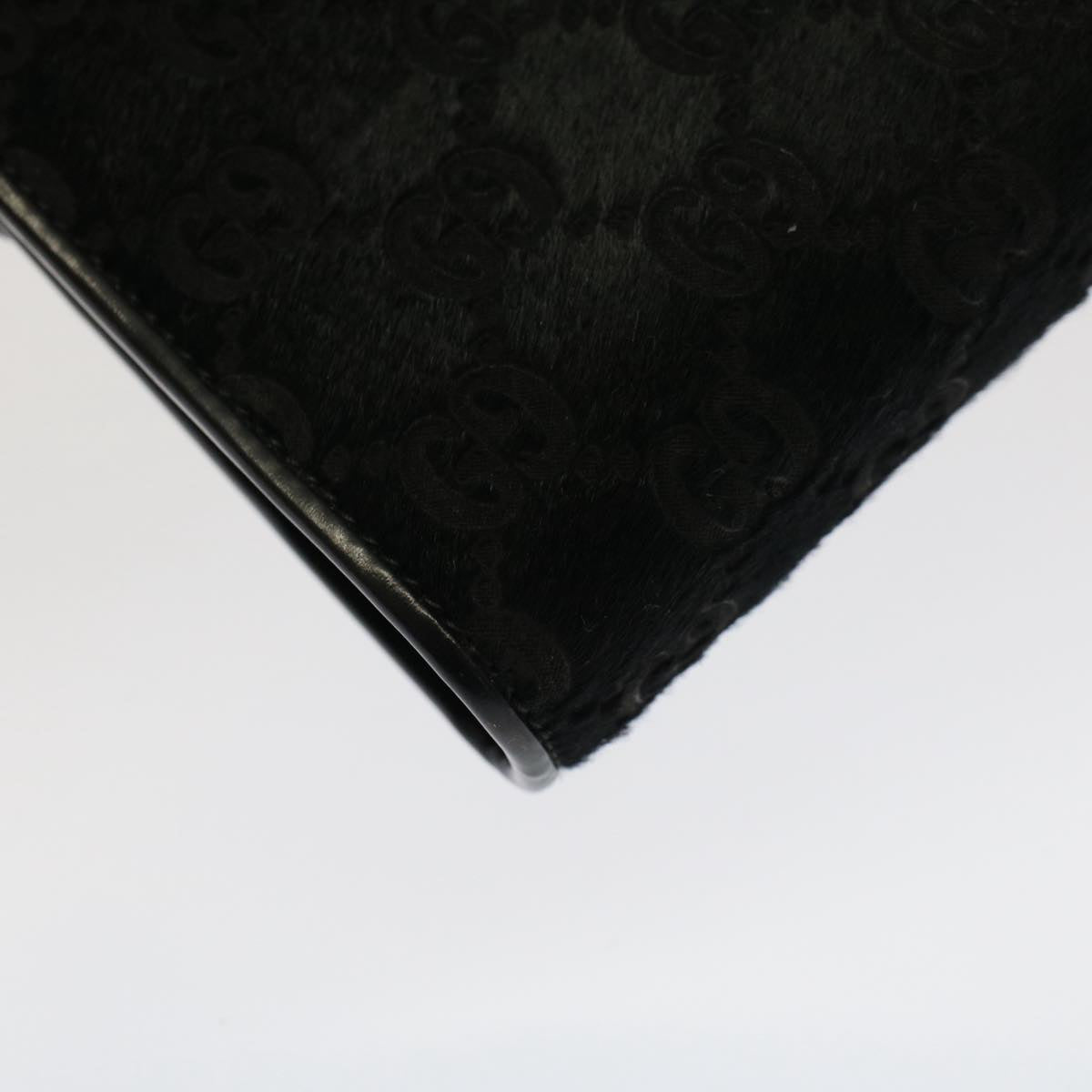 GUCCI GG Canvas Day Planner Cover Outlet Harako leather Black am4921