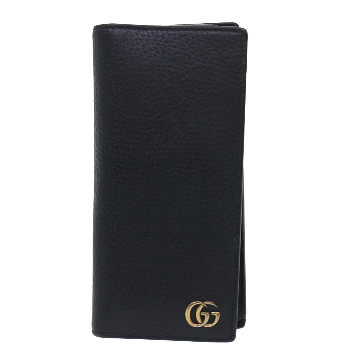 GUCCI GG Marmont Wallet Leather Black am4987