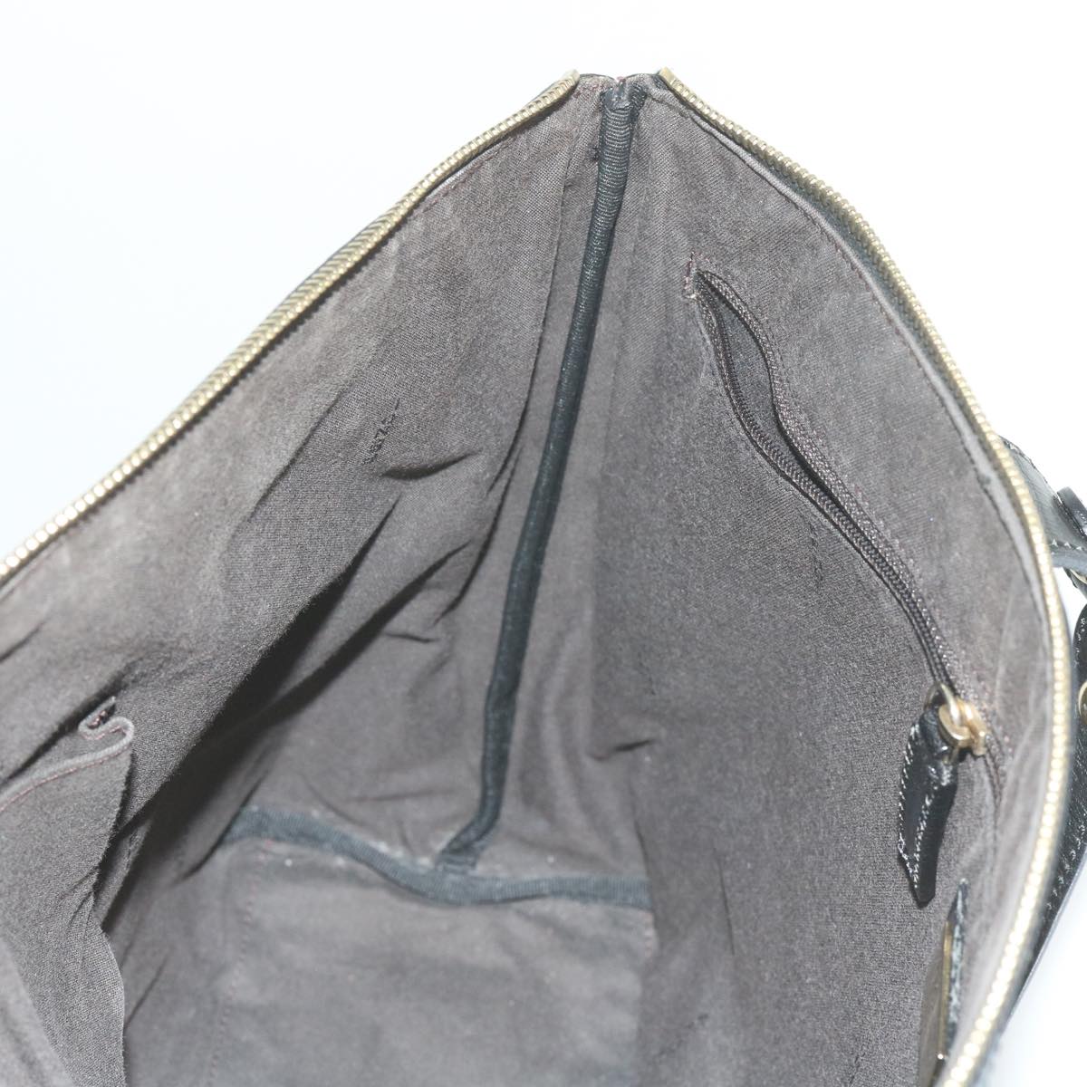FENDI Zucchino Canvas Tote Bag Black am5285