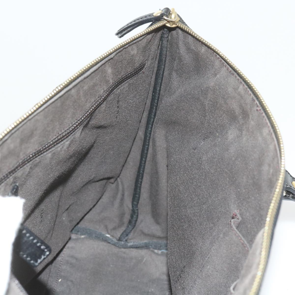 FENDI Zucchino Canvas Tote Bag Black am5285