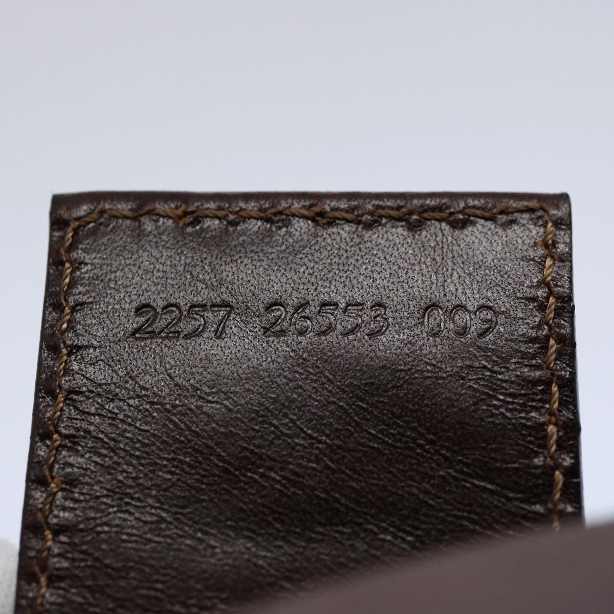 FENDI Zucca Canvas Hand Bag Black Brown 2257 26553 009 am5322